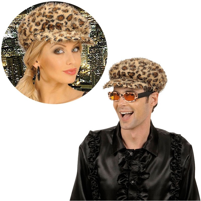 Fashionable leopard hat