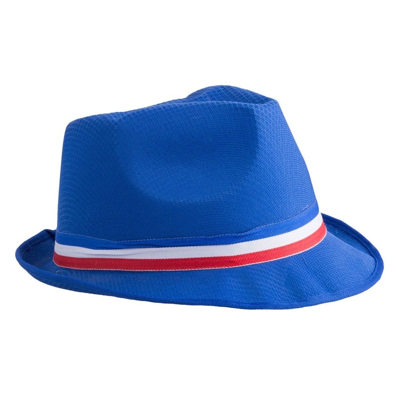France fabric hat with border