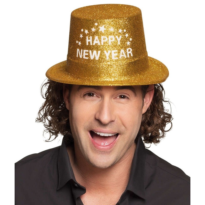 Golden New Year party hat