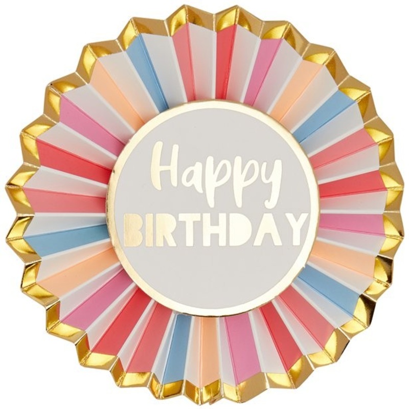 Happy birthday badge