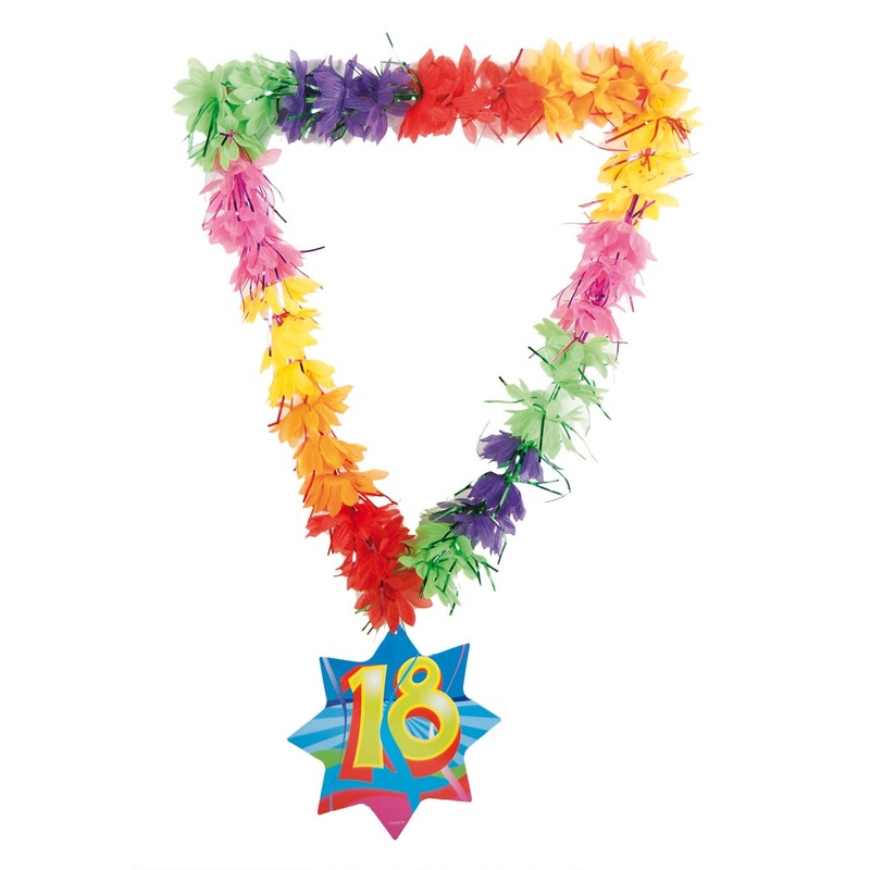 Hawaiian necklace funny tinsel 18