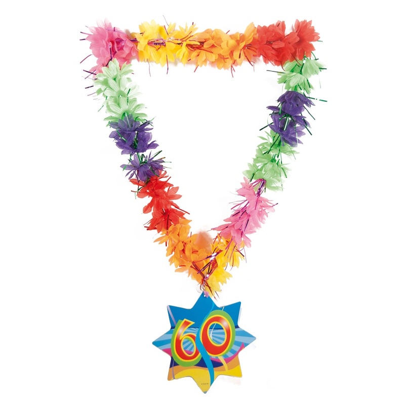 Hawaiian necklace funny tinsel 60