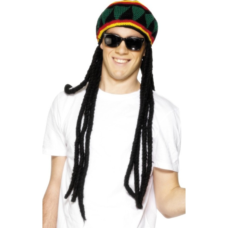 Hippie dreadlocks Rasta hat