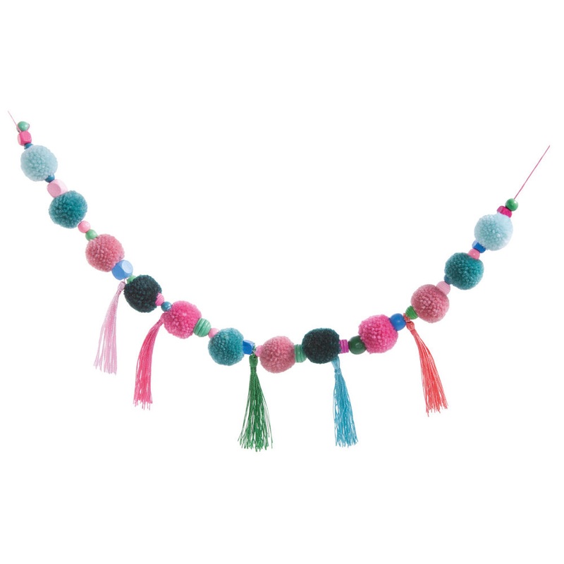 Pompons Party aus Wolle 3cm 24 Stck