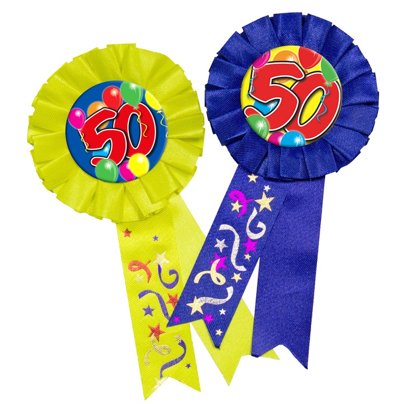 Spectacular 50th Birthday Button