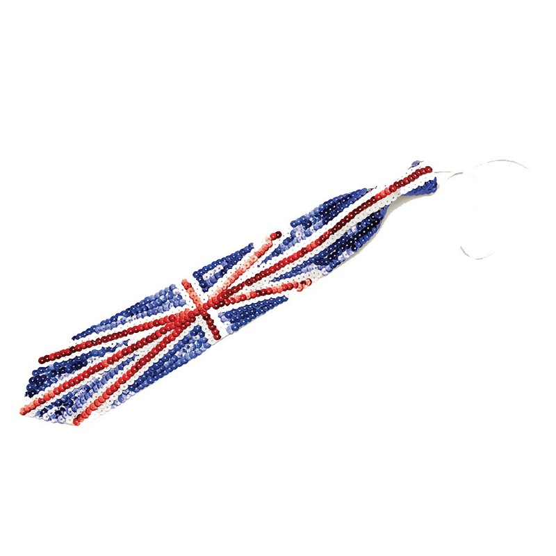 UK Enland sequin tie