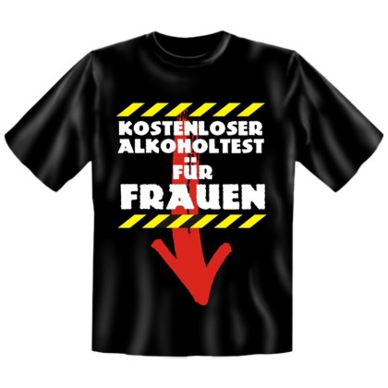 Alcohol test for women shirt L