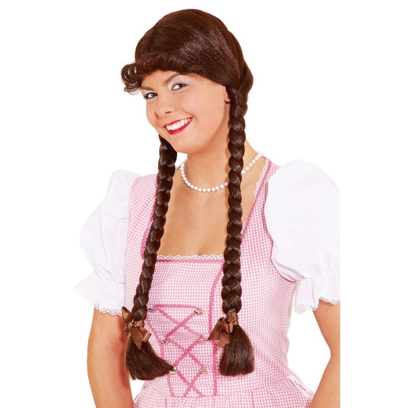 Brown braids wig