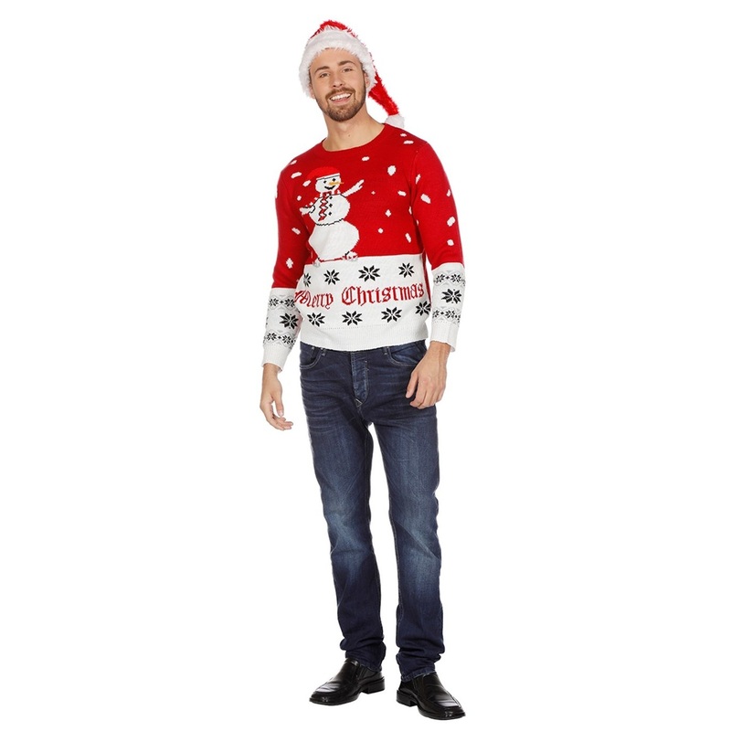 Christmas sweater snowman Merry Christmas S