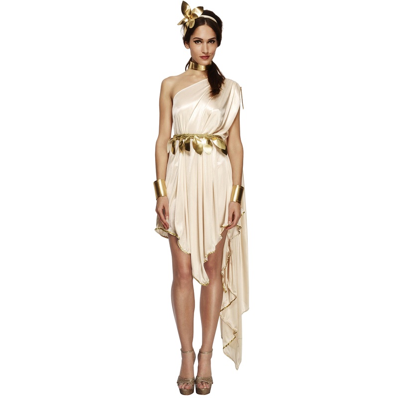 Golden Beauty ladies costume S
