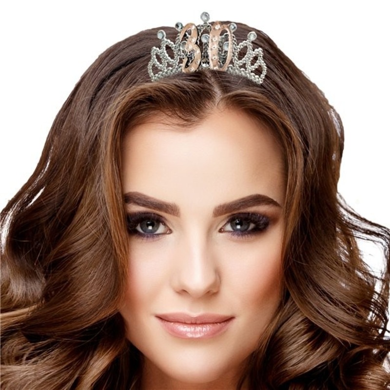 Golden tiara 30th birthday