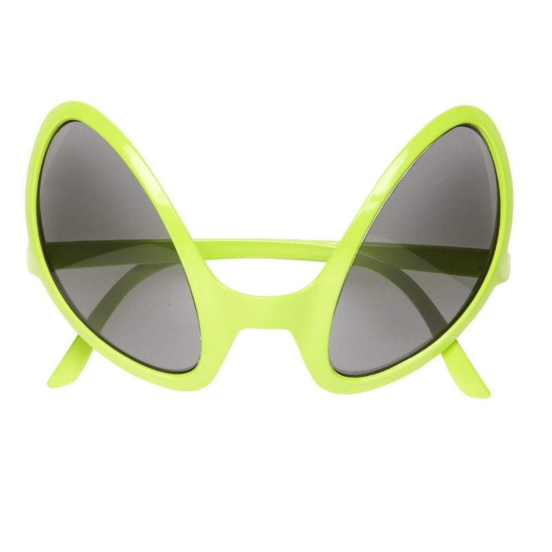 Green alien sunglasses
