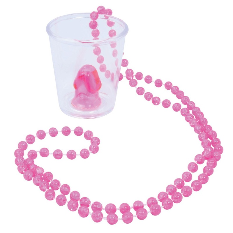 Penis shot glass with chain