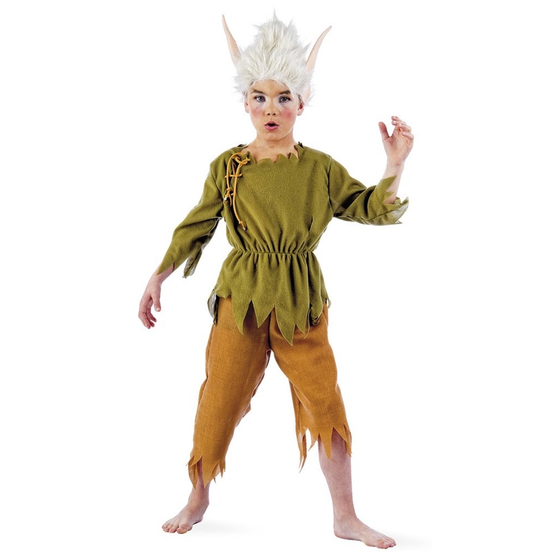 Rags elf child costume