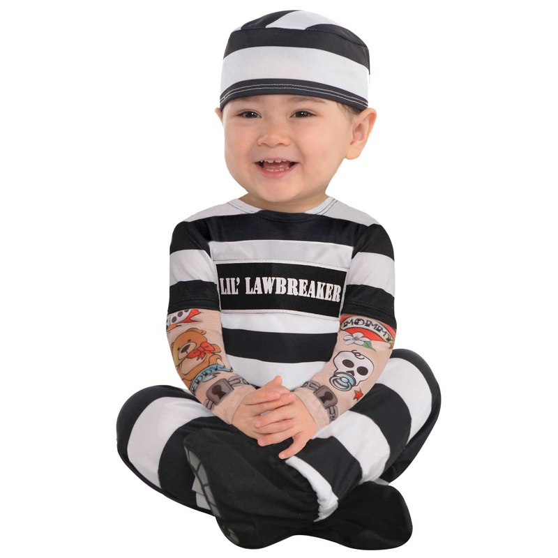 Rebel baby criminal costume