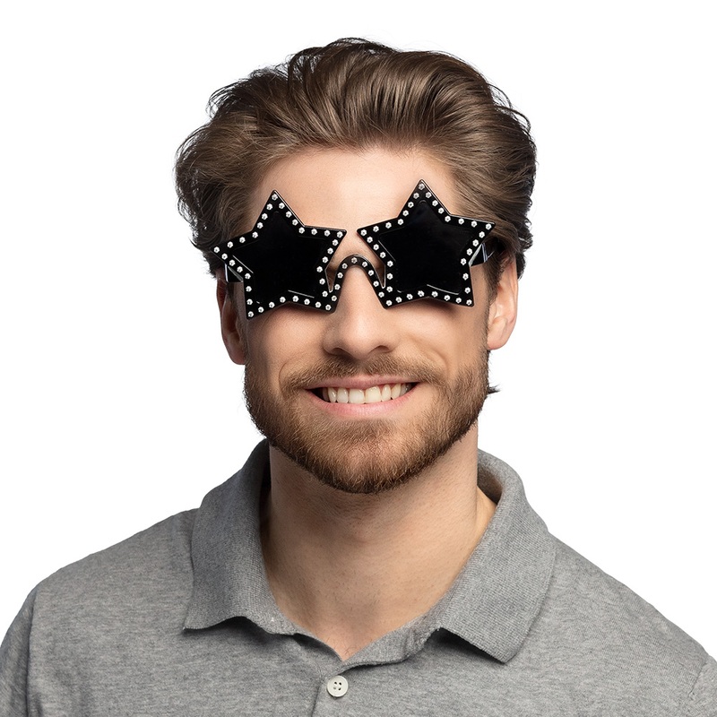 Star rockstar party glasses