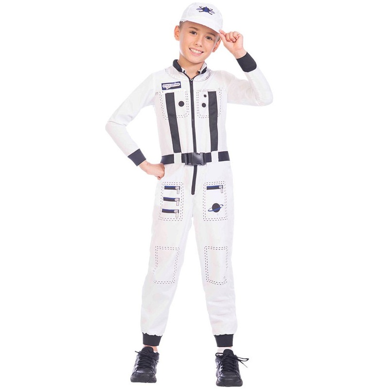 White astronaut overall for children