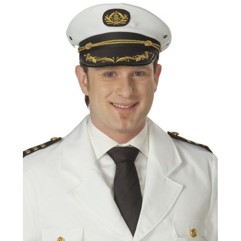 White captain's hat 58