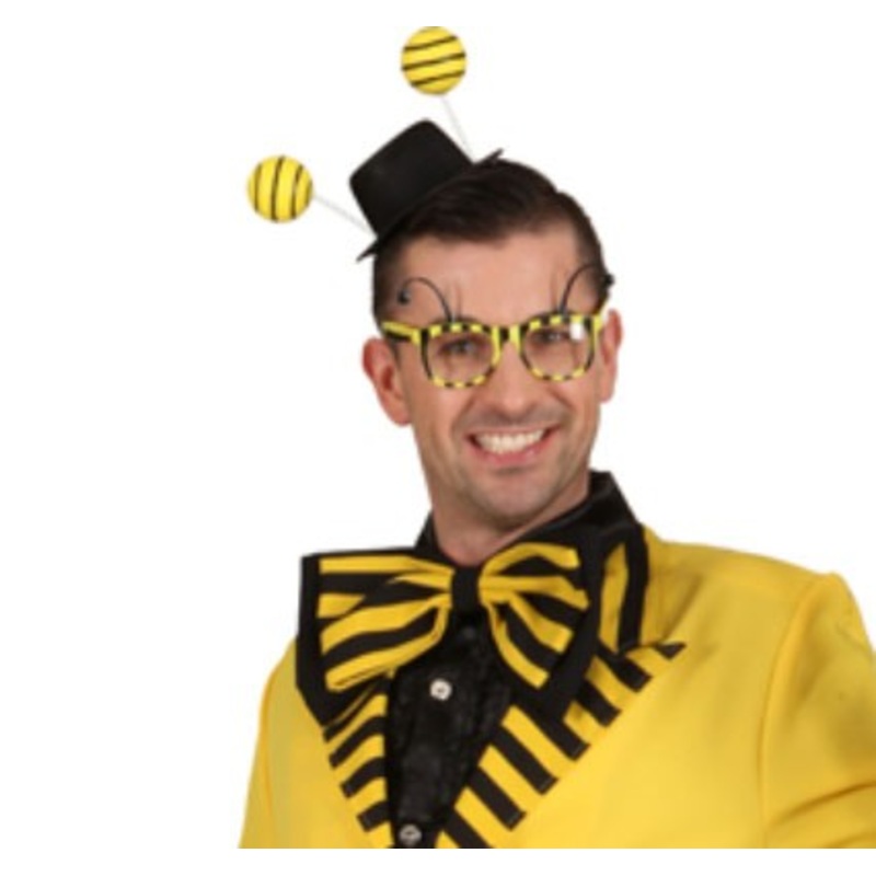 Yellow honeybees fly 30cm