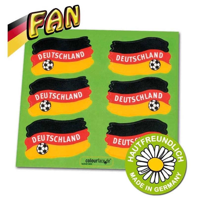 6 Germany soccer skin stickers