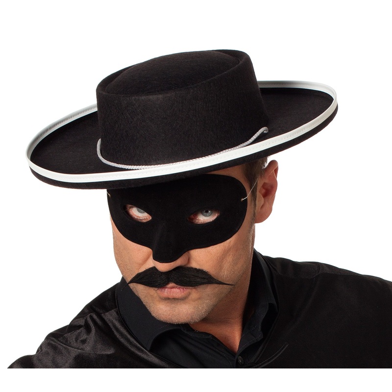 Black avenger man's hat