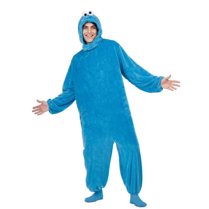 Cookie Monster unisex plush overall XS