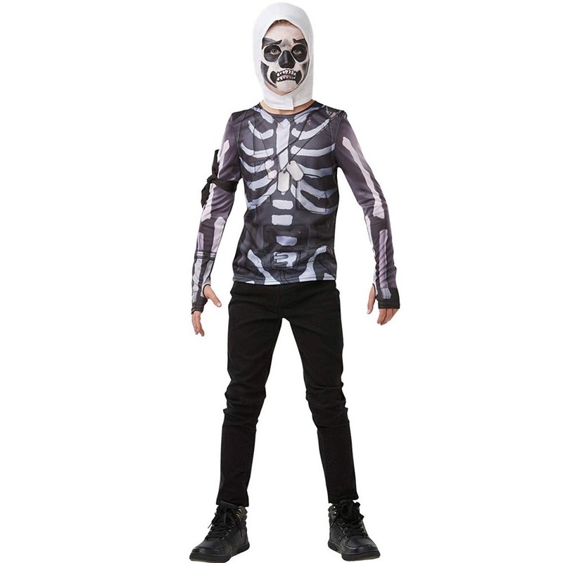 Fortnite Skull Trooper license child costume