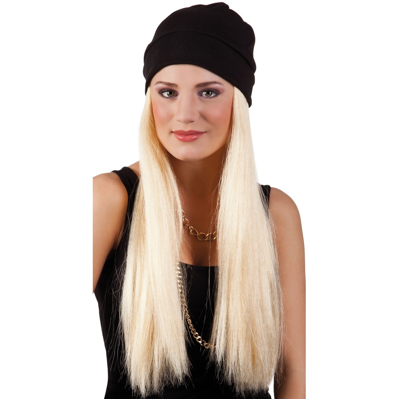 Girlie wig with hat