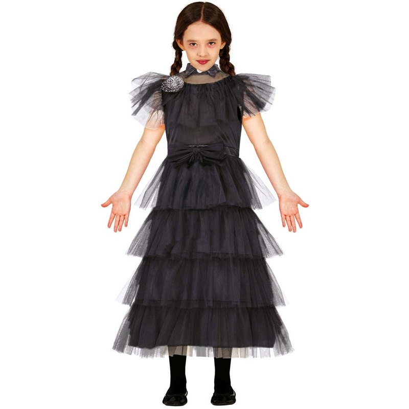 Gothic prom queen girl costume