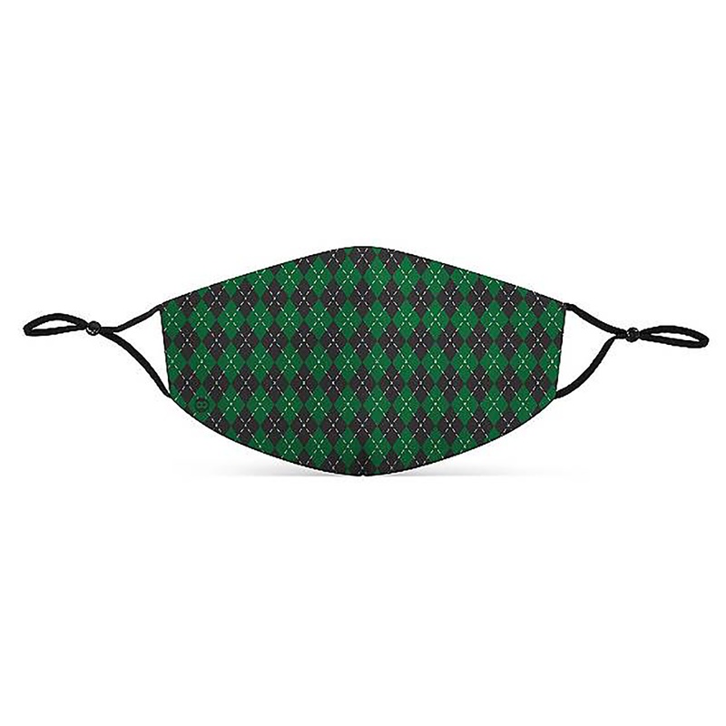 Mouth and nose mask magic school green for children