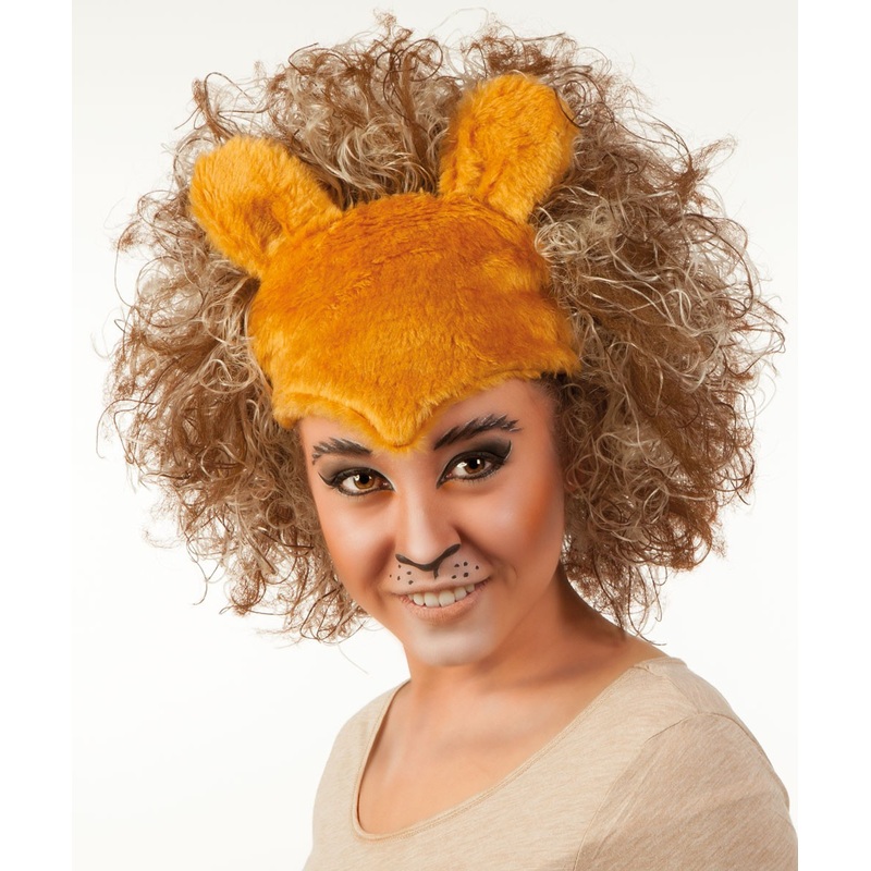 Plush cat wig