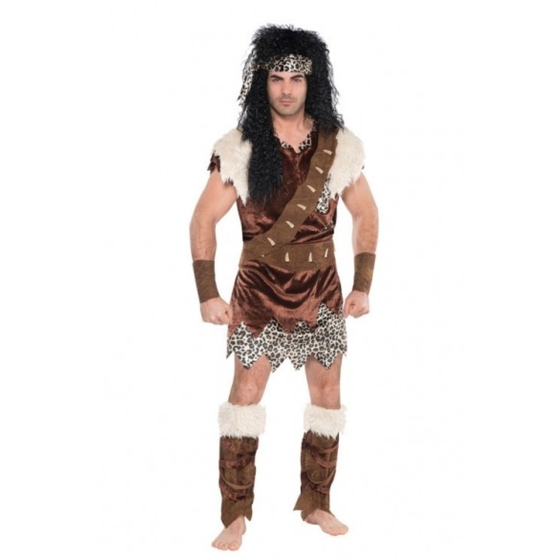 Stone Age Neanderthal costume for men M-L