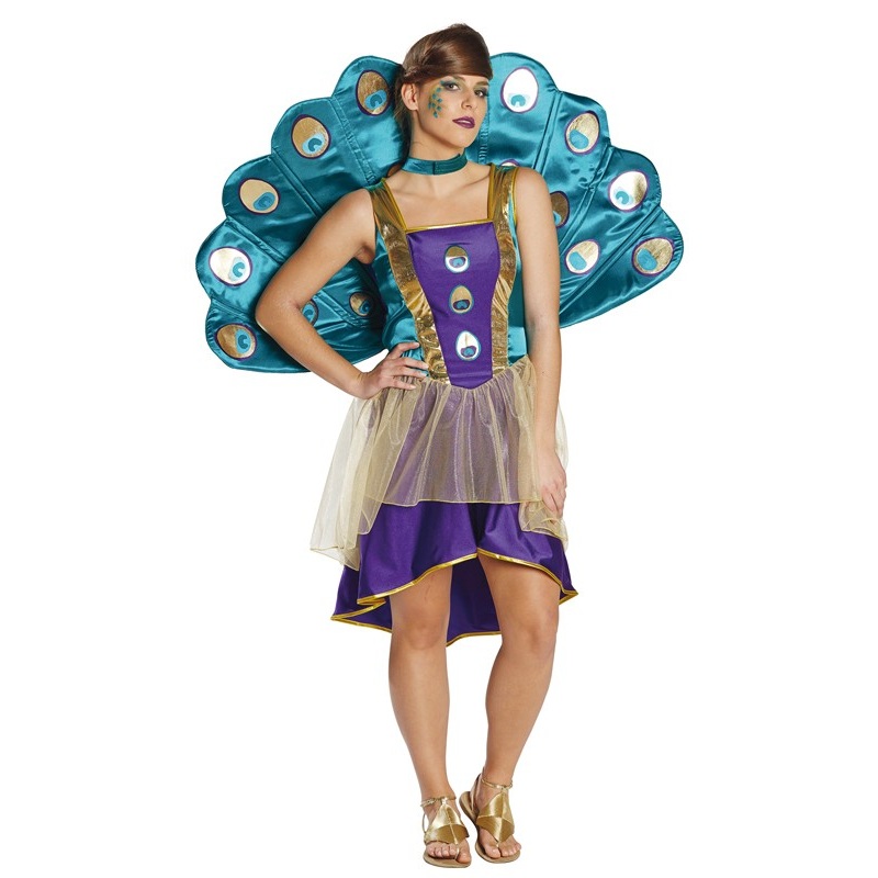 Stylish peacock ladies costume 34