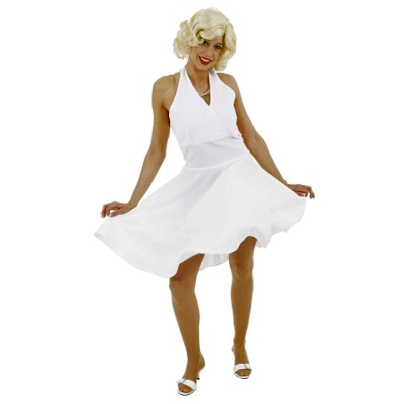 White halterneck dress Mary 36