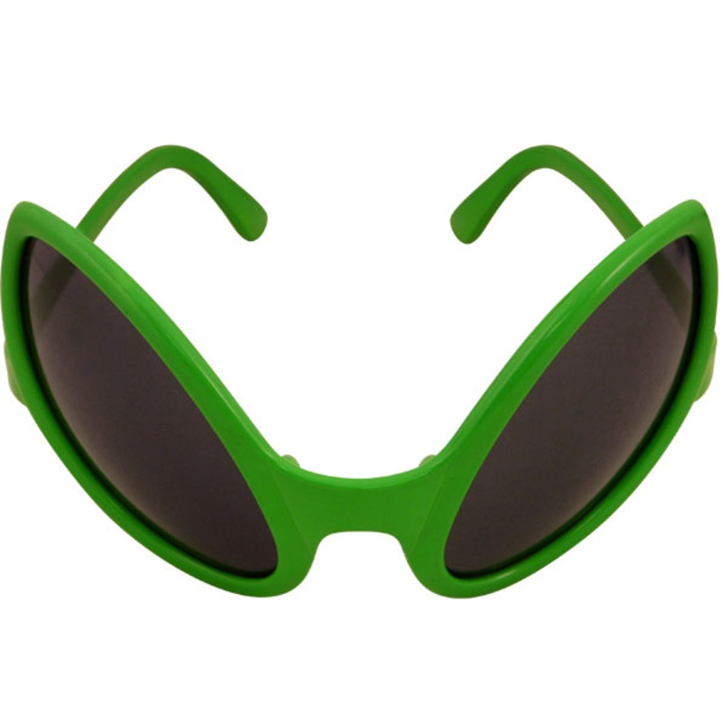Alien glasses for adults in green