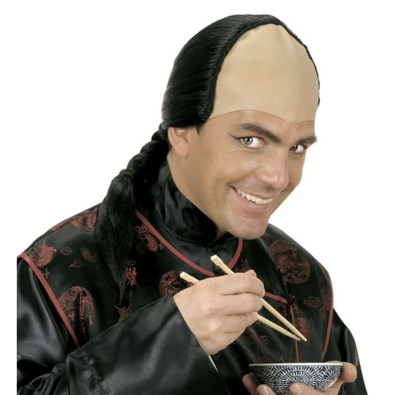 Asia plait forehead wig