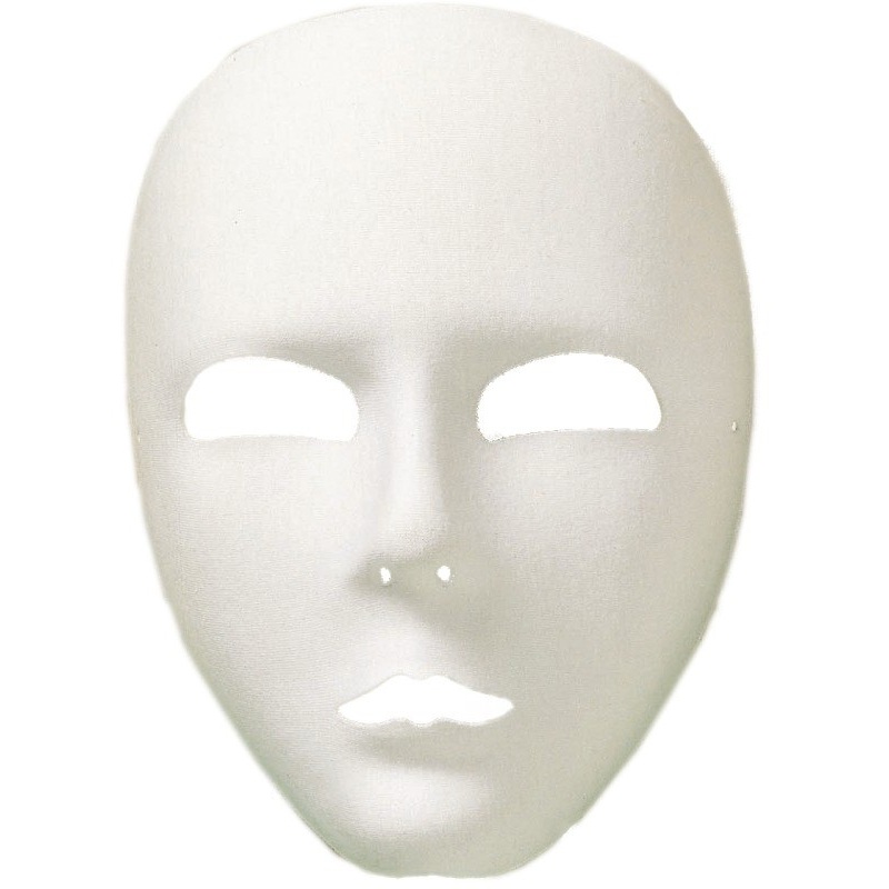 Classic phantom mask in white