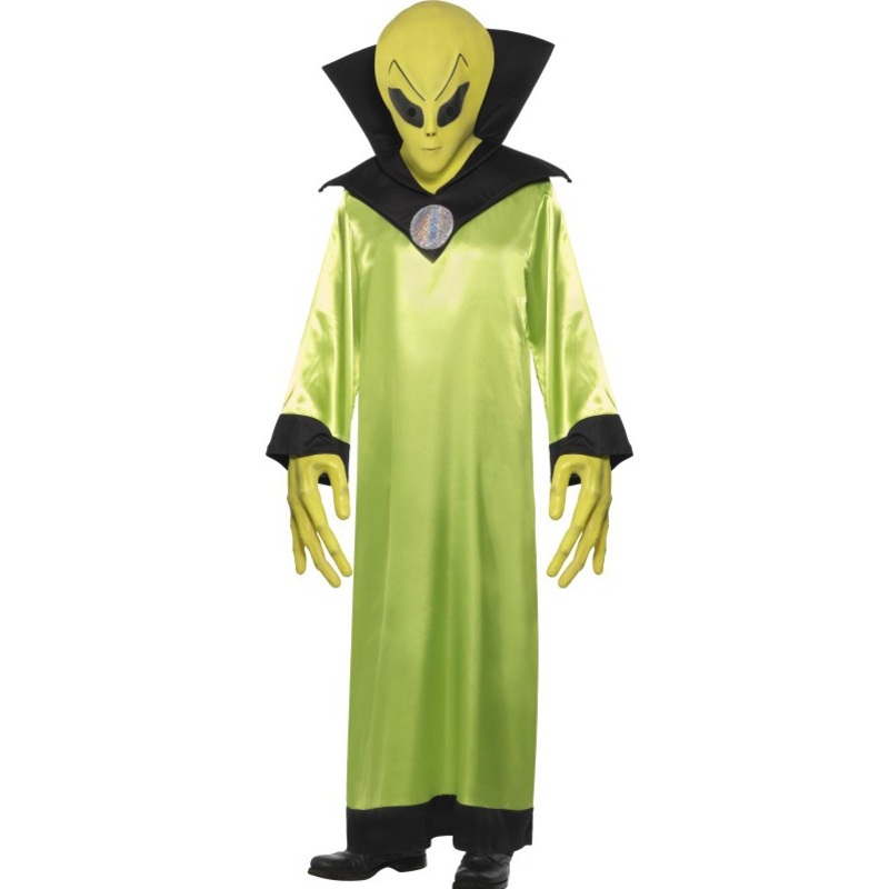 Crazy green alien costume