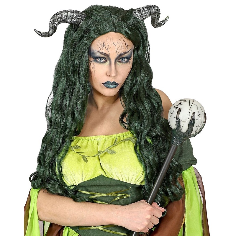 Forest creatures wig with horns for women