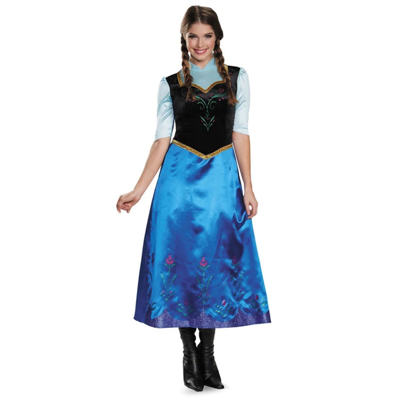 Frozen Anna costume for women blue S