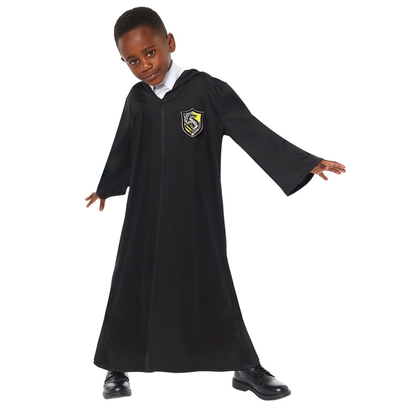 Harry Potter costume with 4 coats of arms for children