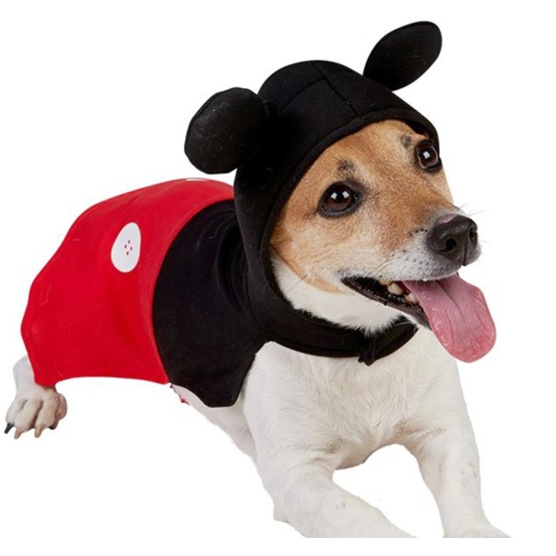 Mickey Mouse dog costume XS