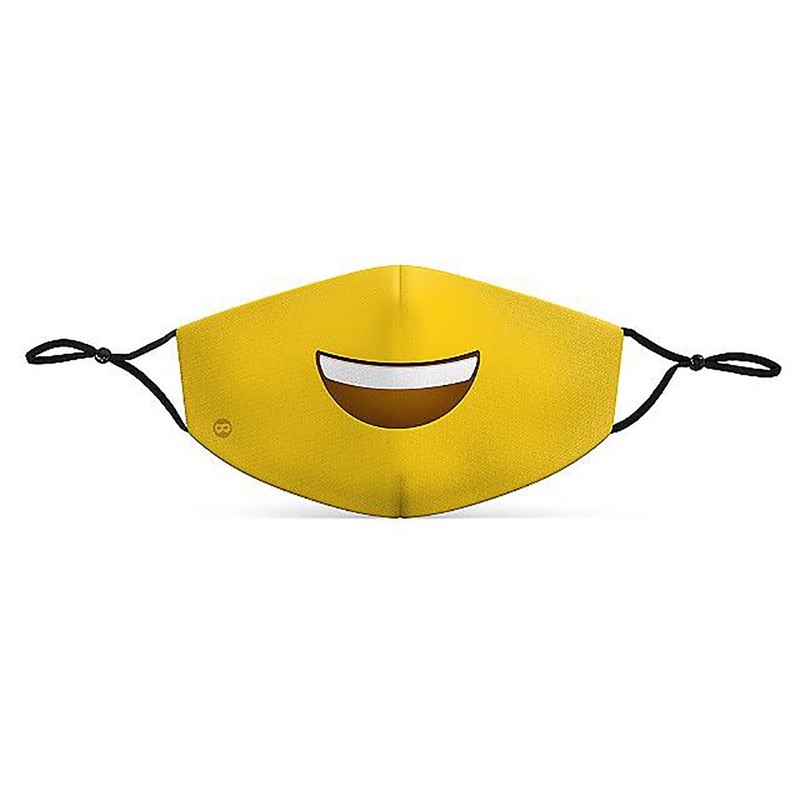 Mouth nose mask smiley for children