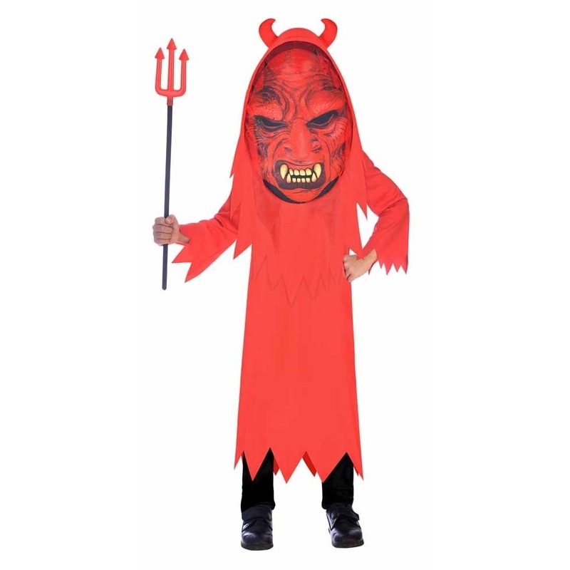 Red demon child costume