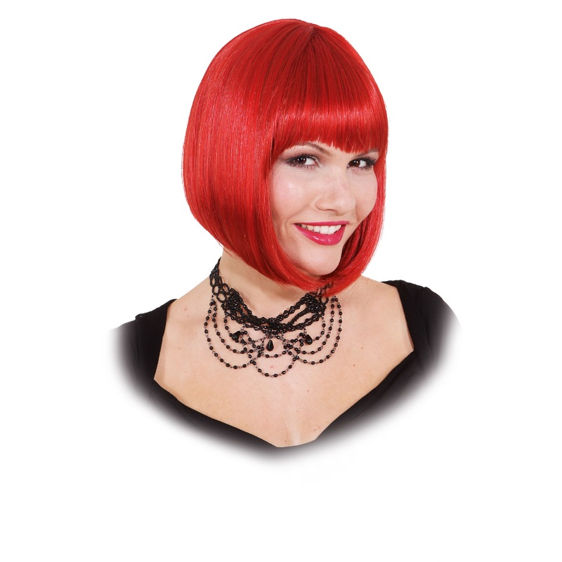 Red Kaja Bob ladies wig