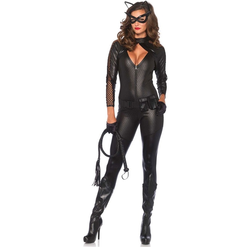 Sexy cats catsuit ladies costume deluxe S