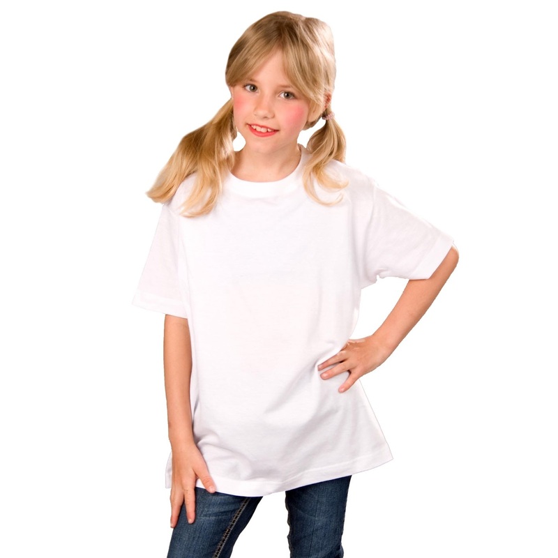 White cotton t-shirt for children