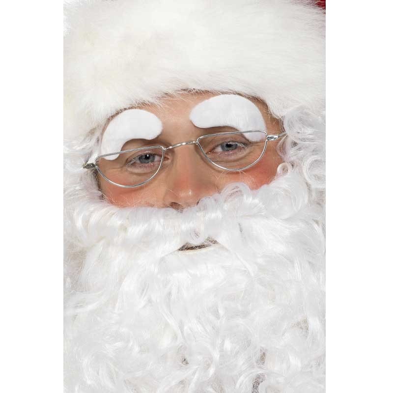 White Santa Claus eyebrows