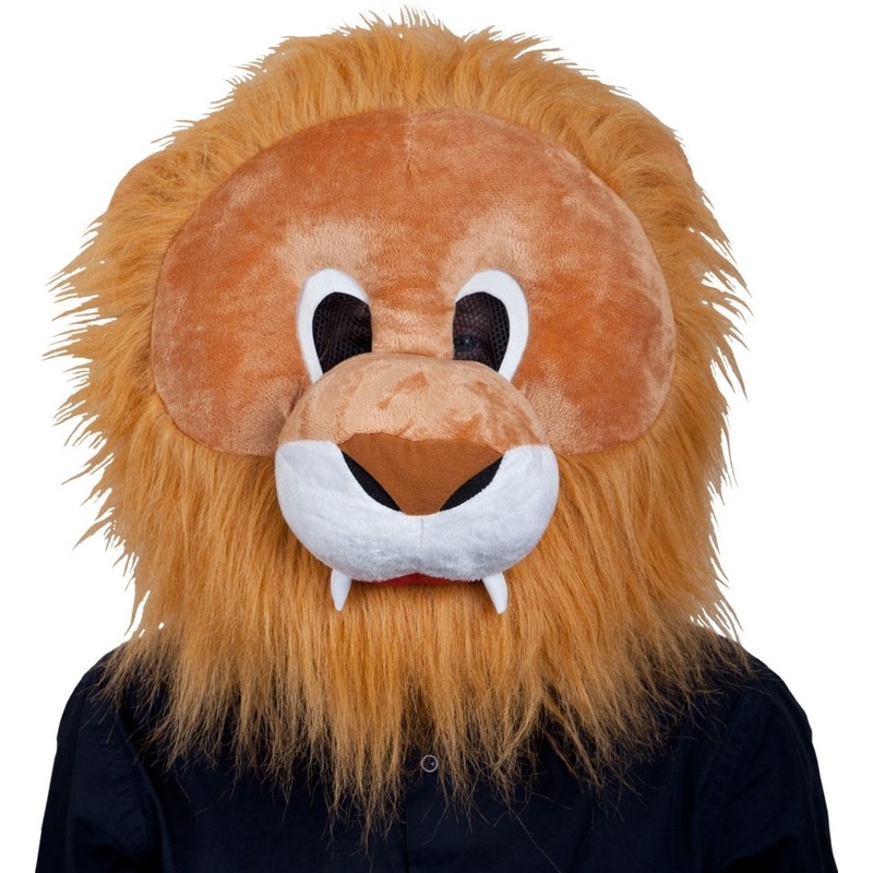 XL lion mascot mask