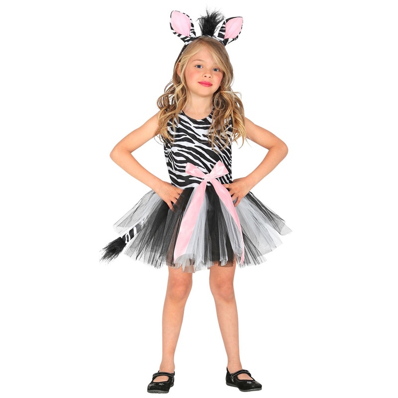 Zebra child costume